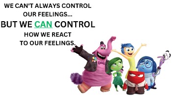 Preview of FEELINGS & COPING LESSON (Inside Out theme)