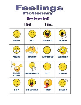 Adjectives of emotions in english