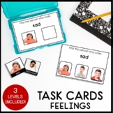 FEELINGS EMOTIONS TASK CARDS
