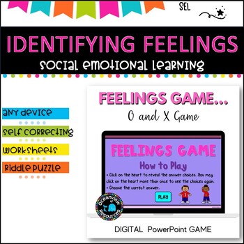 Preview of FEELINGS l SEL l PowerPoint Game l 