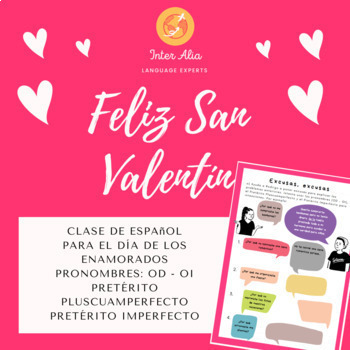 Preview of FELIZ SAN VALENTIN - Clase de Español / Valentine's Day Spanish Class (B1/B2/C1)