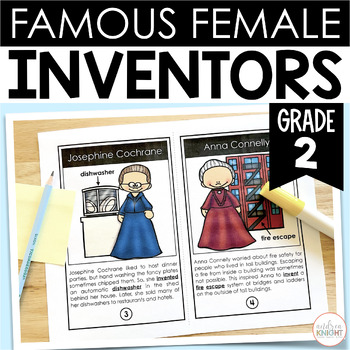 Preview of Famous Female Inventors & Their Inventions - Reading Comprehension for 2nd Grade