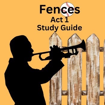 Preview of FENCES Act One Study Guide