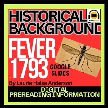 Preview of FEVER 1793 Google Slides Background History Intro maps, photos, music