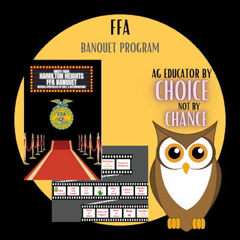 FFA Banquet Program by Ag Education by Choice TPT