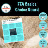 FFA Basics Choice Board Project: Agriculture- Remote Learn