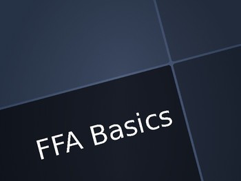 Preview of FFA Basics Slide Show (PowerPoint Only)