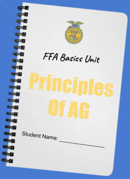 Preview of FFA Basics Unit Virtual Interactive Notebook