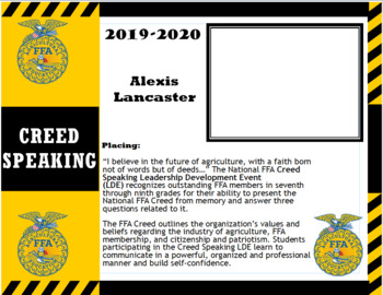 Preview of FFA CDE Recognition
