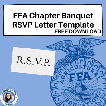 Preview of FFA Chapter Banquet RSVP Invite Template
