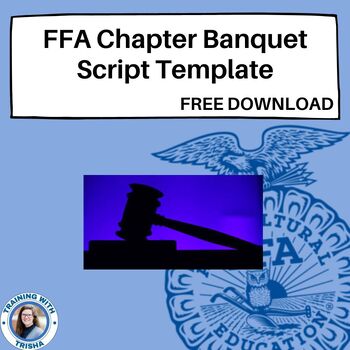 Preview of FFA Chapter Banquet Script Template