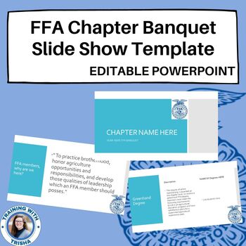 Preview of FFA Chapter Banquet Slide Show Template