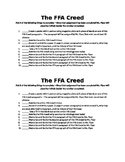 FFA Creed Activity Options