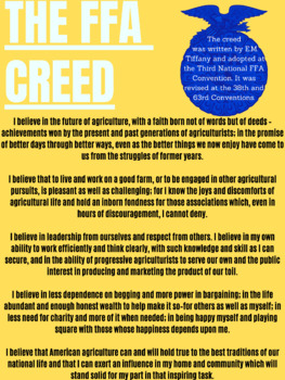 Preview of FFA Creed Poster