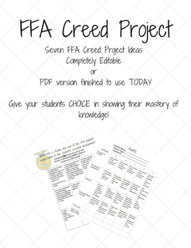 FFA Creed Project