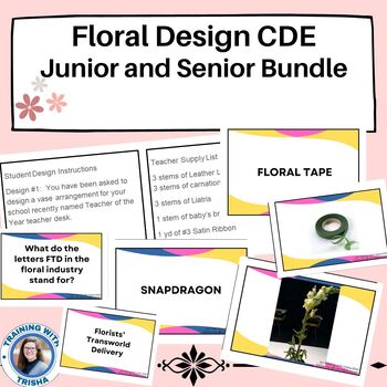 Preview of FFA Floral Design CDE Bundle - Junior and Senior Division