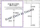 FFA History Mystery Timeline