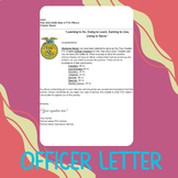 FFA Officer Letters - Slated 