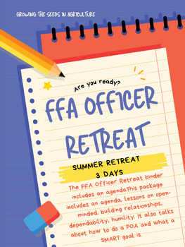 Preview of FFA Officer Retreat Binder