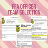 FFA Officer Selection process. Applications, descriptions,