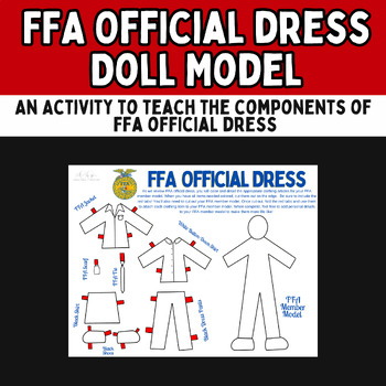 Preview of FFA Official Dress Paper Doll Model