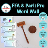 FFA & Parliamentary Procedure Vocabulary Word Wall No-Prep!