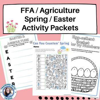 Preview of FFA Spring / Easter Activity Packet
