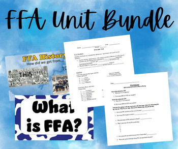Preview of FFA Unit Bundle