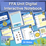 FFA Unit Digital Interactive Notebook - Distance Learning 