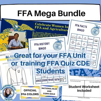 Preview of FFA Unit Mega Bundle | FFA Activities | Middle and High School FFA Activities