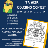 FFA Week Coloring Contest Promo Picture