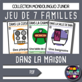 Card game to teach French/FFL/FSL: 7 familles sur la maison/Home