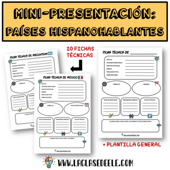 Preview of FICHA TÉCNICA DE PAÍSES HISPANOHABLANTES PARA PRESENTACIONES ORALES