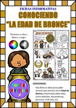 Preview of FICHAS INFORMATIVAS - Conociendo La Edad de Bronce (IMPRIMIBLES) |CULTURA|