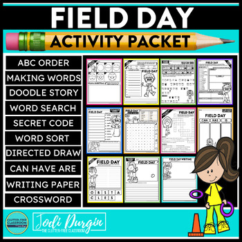 Preview of FIELD DAY ACTIVITY PACKET word search early finisher activities worksheets