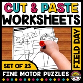 AFTER FIELD DAY CRAFT ACTIVITY PUZZLE WORKSHEETS COLORING 