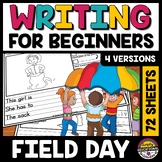 ACTIVITIES AFTER FIELD DAY COLORING & WRITING PROMPT PAPER