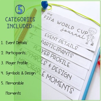 Fifa World Cup Reflective Journal Flipbook Grade 2 6 Tpt