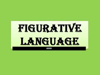 Preview of FIGURATIVE LANGUAGE (Animated)