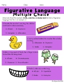 FIGURATIVE LANGUAGE MULTIPLE CHOICE QUIZ