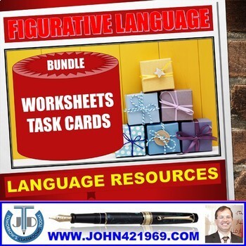 Preview of FIGURATIVE LANGUAGE: WORKSHEETS WITH ANSWERS - BUNDLE