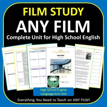 Preview of FILM STUDY Film Analysis Unit for ANY FILM - English Film Techniques