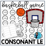 FINAL STABLE SYLLABLE CONSONANT LE Basketball Phonics Game
