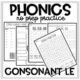FINAL STABLE SYLLABLE CONSONANT LE Science of Reading Phon