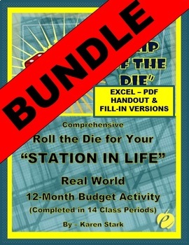 Preview of FINANCIAL LITERACY:  "Budgeting/Money Management" -  SIMULATION "BIG" BUNDLE