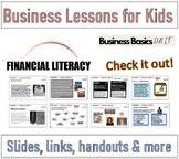 FINANCIAL LITERACY - part of a "BUSINESS BASICS" unit for kids