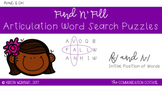 FIND N' FILL: /F/ and /V/ Initial Position Word Search Puzzles