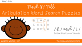 FIND N' FILL: /R/ and /L/ Initial Position Word Search Puzzles