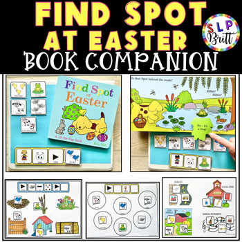 Preview of FIND SPOT AT EASTER, BOOK COMPANION (SPEECH & LANGUAGE THERAPY)