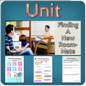 Preview of FINDING A NEW ROOMMATE – A complete unit for ESL students!